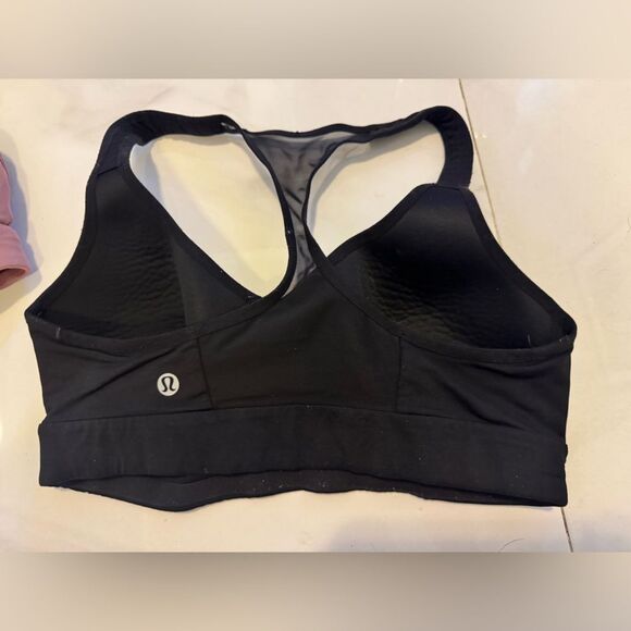 Lululemon Bra bundle -Black and Mauve size 6 #4 - Picture 5 of 9